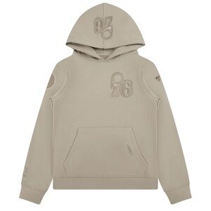 NBA PHILADELPHIA 76ERS NEUTRAL FLEECE PULLOVER HOODIE